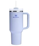 STANLEY Quencher H2.0 Tumbler with Handle and Straw 40 oz | Flowstate 3-Position Lid | Cup Holder Compatible for Travel | Insulated Stainless Steel Cup | BPA-Free | Dew Drop