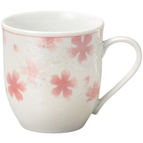 エールネット(Ale-net) マグカップ mug 8.3×8.7cm 300cc ラスター 煌軽量マグ 紅 磁器 食洗機使用可 電子レンジ使用可 美濃焼 日本製