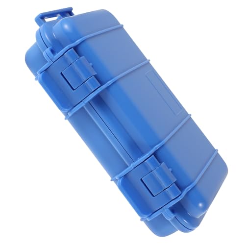 FONDOTIN Small Waterproof Case for Mobile Phone Reusable Outdoor Accessory Box Sealed Storage Container Compact Portable Sky-Blue