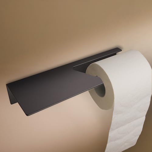 Designfabrik Hamburg Toilettenpapierhalter ohne Bohren | Klopapierhalter...