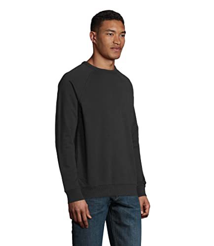 Sweat-shirt col rond homme SOLS en French Terry léger et confortable