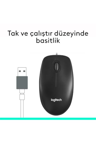 Logitech M90 Maus mit Kabel – Ansicht 4
