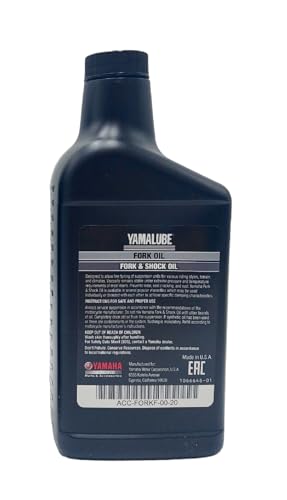 Image of Yamaha V-STAR 950 (2009-2017) all Models Yamalube Fork /Suspension High Performance Oil - 20 Weight