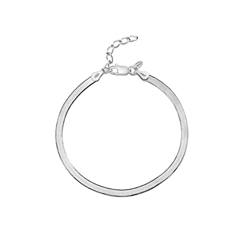 DIMENSIONI BRACCIALE SERPENTE ARGENTO: Questo bracciale in argento unisex e' leggero e comodo da indossare. Lunghezza: 17 + 3 cm (Estensore). Spessore: 3 mm. Peso: 3.02 g. Perfetto da indossare tutti i giorni o per accompagnarti durante le occasioni speciali.