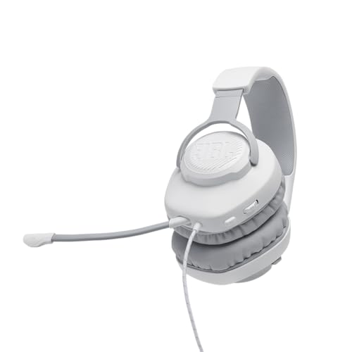 JBL Quantum 100 - Wired Over-Ear Gaming Headphones - White, Large - image 8
