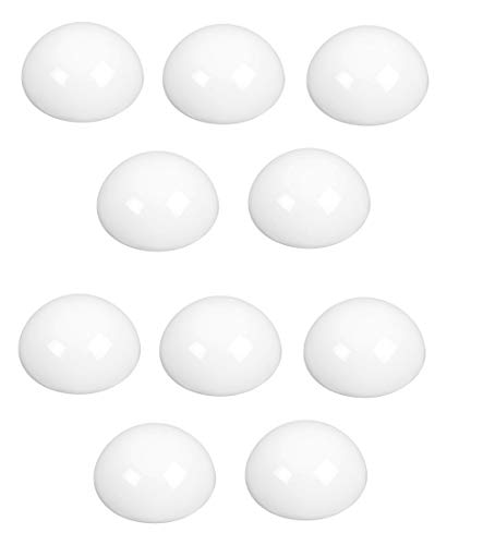 National Hardware N213-561 V337 Wall Door Stops in White, 5 Pack, 10 Count Total