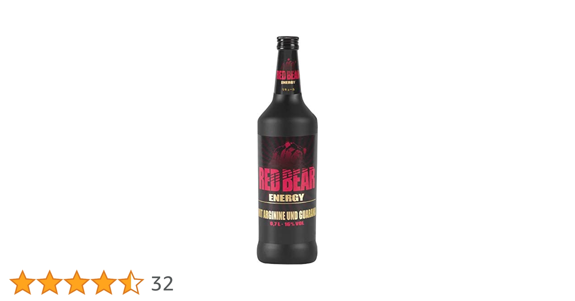 RED BEAR ENERGY レッド ベア エナジー　リキュール レッドベアエナジー 16° 700ml リキュール ドイツ ユニオン