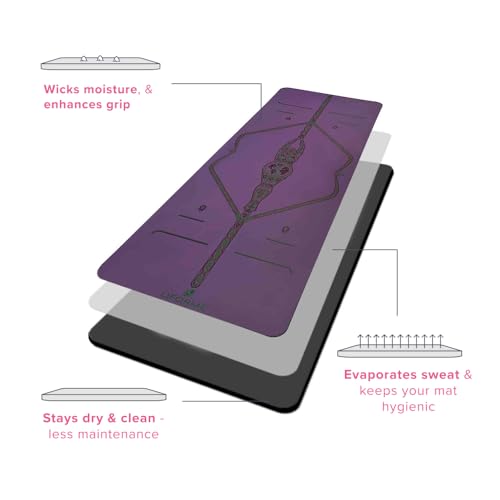 Liforme Printed Yoga Mat 6mm – Premium Eco-Friendly with Alignment System — view 7