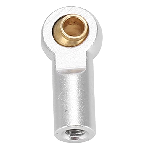 VBESTLIFE 10pcs RC Car Link Rod End, Aluminium M3 Metall Kugelkopf Kopf Joint Link Rod End Holder oder AXIAL SCX10 1/10 RC Car (Silber)
