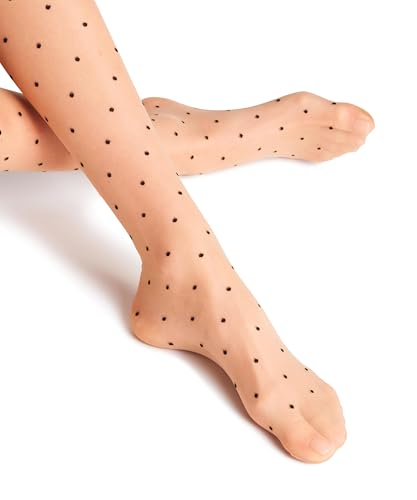 Image of FALKE Women's Dot Tights, Ultra Sheer 15 Denier, Dot Pattern, Trendy Stockings, 1 Pair