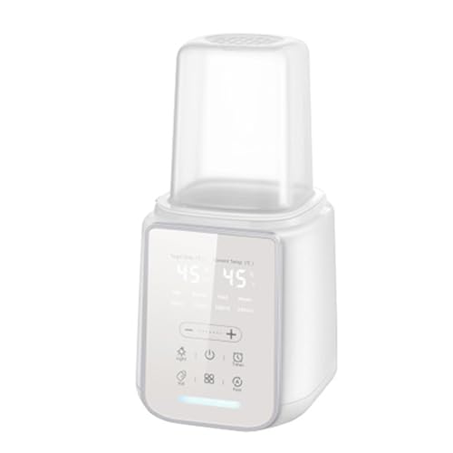 Muttermilch Erw&auml;rmer, 8-in-1 Babyflaschenw&auml;rmer mit Nachtlicht, Schnelles Erw&auml;rmen & Sterilisator, geeignet f&uuml;r alle Babyflaschen mit Muttermilch oder S&auml;uglingsnahrung