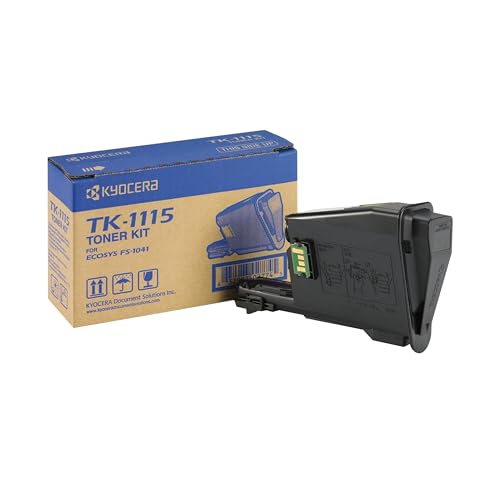 Kyocera TK-1115 noir évitez les lignes blanches et les textes pâles en impression