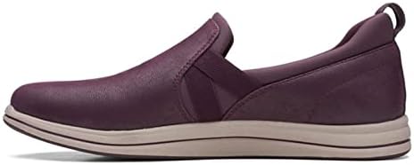 Clarks Women's Breeze Bali Loafer Flat, Burgundy, 6 Wide | Image 4