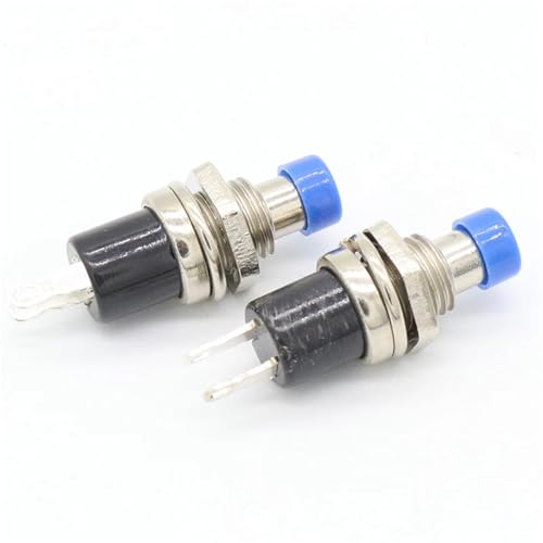 Mini-interrupteur bouton-poussoir momentané SPST bleu DC 50V micro PCB