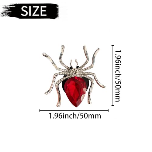 Image of Halloween Spider Crystal Spiderman Car Decor, Vent Clip with Bling, Perfect for Women - Red