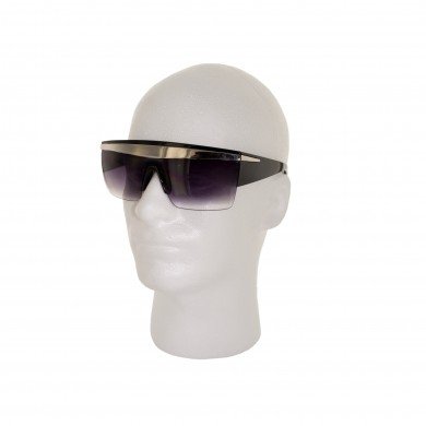 Sports Sunglasses Unisex Black Frames Great for Parties Gold Trim Stylish for Summer