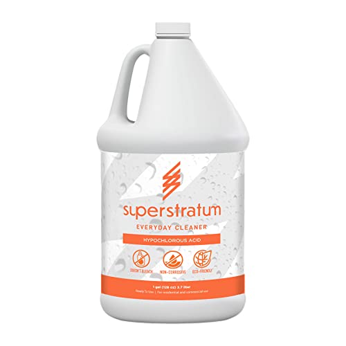 Superstratum Everyday Cleaner – Powerful nature-derived hypochlorous acid cleaner (HOCl) | 1 Gallon | Cleans mold and microbes without bleaching