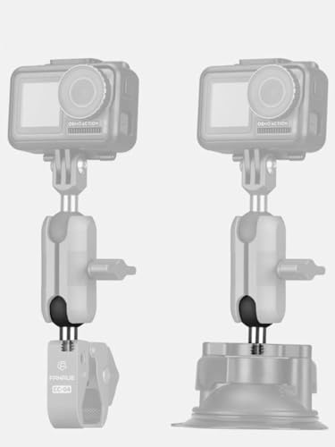 FANAUE Adaptador de esfera B-1 com haste rosqueada de 1/10.2 cm-20, compatível com suportes RAM tama