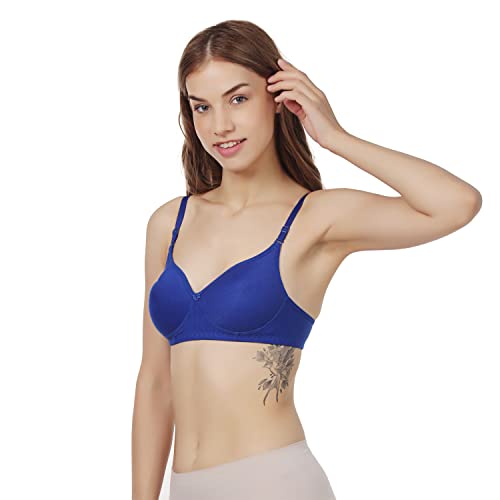 Image of Women Cotton Lightly padded Wire Free Seamless Bra Pack of 1