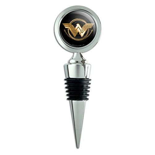 Wonder Woman Movie Golden Lasso Logo Wine Bottle Stopper