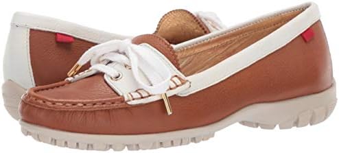 MARC JOSEPH NEW YORK Women's Golf Leather Made in Brazil Liberty Performance Fashion Shoe Moccasin, tan Grainy, 10 B(M) US | Image 6