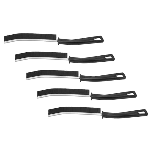 Image of uxcell Crevice Cleaning Brush, 5pcs Multifunctional Gap Cleaning Brush Tool, Hard Bristle Crevice Cleaning Brush for Household Use Kitchens, Bathroom, Toilet