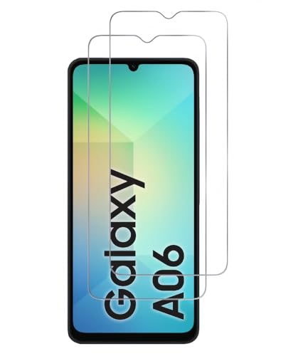 HQ-CLOUD Lot de 2 Verres Trempés Pour SAMSUNG GALAXY A06.Film de Protection d'écran Transparent - Anti Rayures - Ultra Résistant Dureté 9H