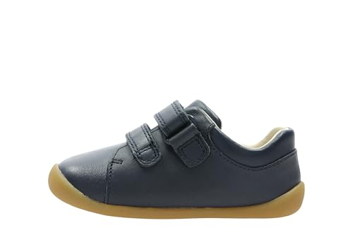 Clarks 261422867 Niñas Zapatillas, Azul (Navy Leather Navy Leather), 20.5 EU