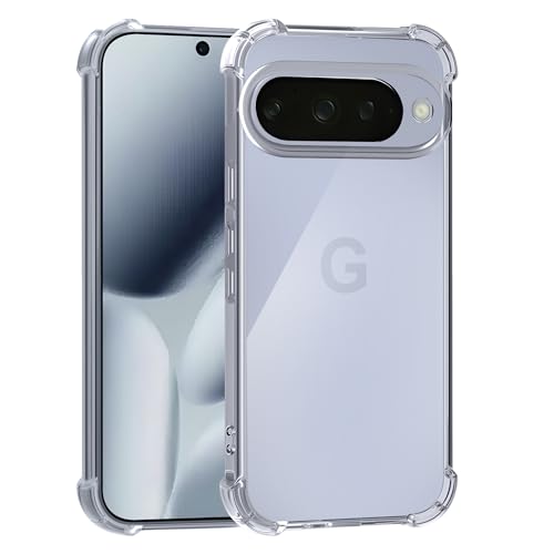 ZXZone Pixel 10 ケース レンズ保護 透明 耐衝撃 衝撃吸収 防指紋 ピクセル10 カバー 専用 TPU ストラップホール付 クリア カバー