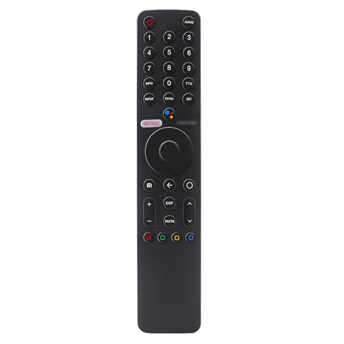 FOXRMT Ersatz-Fernbedienung Xiaomi Voice Bluetooth, kompatibel mit Google Voice Assistant für Xiaomi MI P1 32 43 55 Q1 75 Series Android Smart TV(XMRM-19)