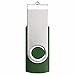 USB Stick Twister 512 mb -128 gb USB 2.0/3.0 USB Speicherstick, Flash Drive, Metall Drehbar, schneller Datentransfer, Speichermedium | tragbarer Speicher | USB-Stick (Dunkelgrün, 32 gb USB 3.0)