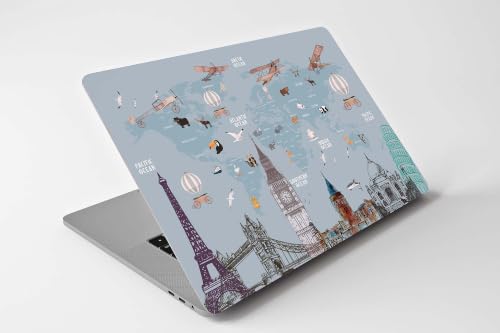 Image of DWELLSINDIA 7 Wonders Skin /Sticker for Laptops Upto 15.6 Inch Suitable for HP, Lenovo, Dell, Acer, Asus (HD Quality) Pack of 1