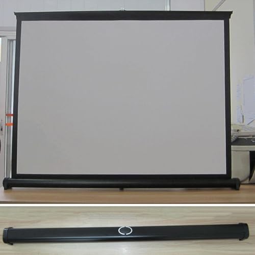 Pantalla manual portátil para proyector 30 pulgadas 16:9