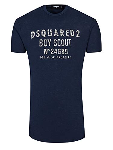  DSquared - T-shirt - Uomo Blue Large