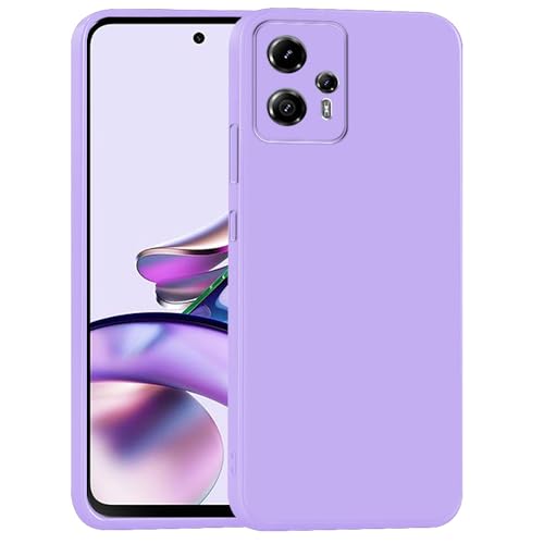 Image of Back Cover for Motorola Moto G13 4G / G23 4G | Full Camera Protection | Premium Liquid Silicon Case | Flexible Bumper Case for Motorola Moto G13 4G / G23 4G (Purple)