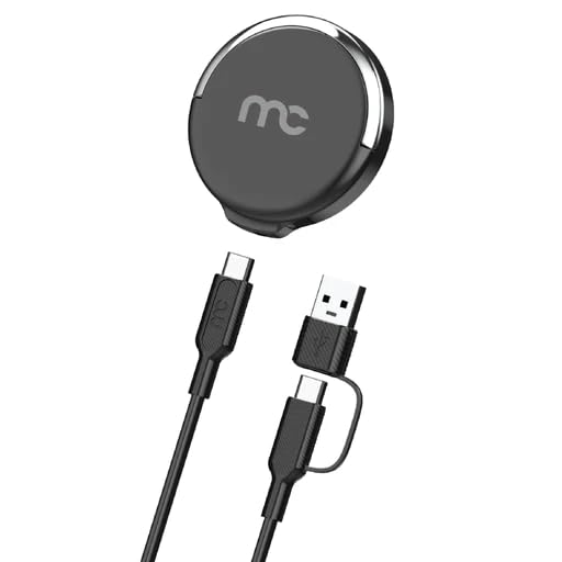 My Candy Fast Wireless 15W Charger with Type-C to USB Cable.- 2-in-1 Cable- Stylish Phone Stand- Over-Current Protection- Type C to USB-A + Type C Cable