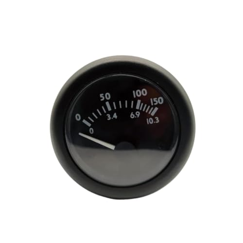 Manomètre d'huile 24V compatible VDO avec cadran rétroéclairé haute lisibilité