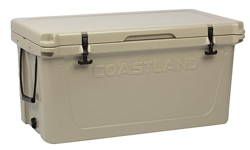 Coastland Delta Series Rotomolded Coolers, Premium Everyday Use Insulated Cooler, Ideal Portable Ice Chest Available in Multiple Capacities & Colors