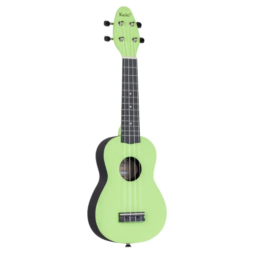 Ortega Guitars Ukulélé Soprano vert – Keiki K2 – Kit de démarrage incluant Accordeur, Courroie, 5 Médiators Medium et… - Les Beatles, Paul McCartney, John Lennon, RIngo Starr, George Harrison Ortega Guitars Ukulélé Soprano vert - Keiki K2 - Kit de démarrage incluant Accordeur, Courroie, 5 Médiators Medium et… – Image 3