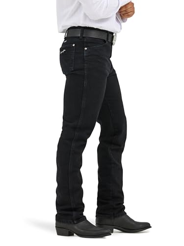 Wrangler Men's Cowboy Cut Silver Edition Slim Fit Boot Cut Jeans2