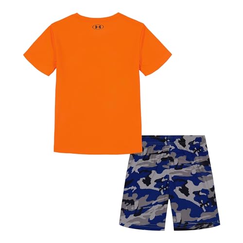 Image of Under Armour Boys 2-piece Short Sleeve Graphic T-Shirt and Shorts Set, Lightweight & Breathable