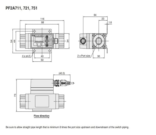 Interrupteur de débit PF2A511-03-1 évitez les pannes de vos circuits