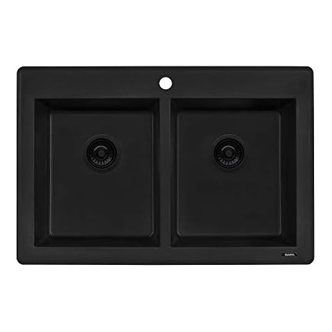 Ruvati Granite Composite Kitchen Sink - Midnight Black Cover