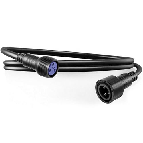 Waterproof Power Cable, 3 Pin 13AWG 2.5mm2 Waterproof Connector Power Extension Cable, 1m 3.2ft IP65...