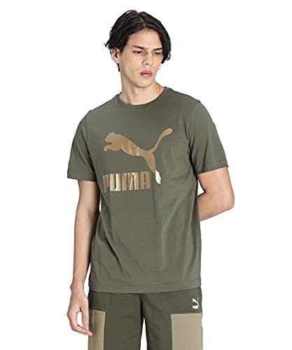 Image of Puma Men Cotton Regular Fit T-Shirt