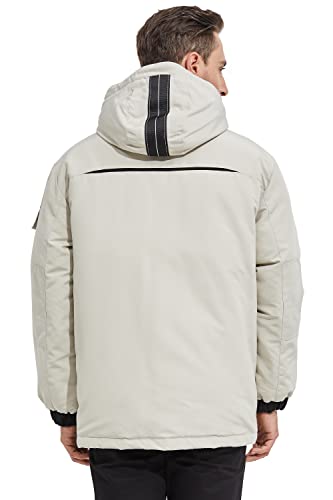 Orolay Men's Warm Parka Jacket Anorak Winter Coat with Detachable Hood2