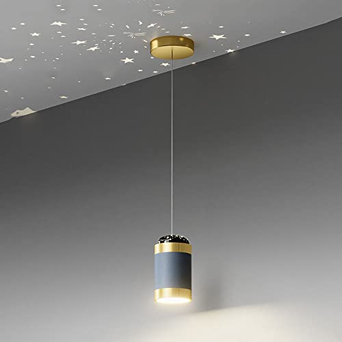 Luminaire suspendu LED gain de place pour petite table de chevet