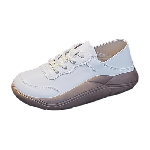 Chaussures de fitness pour femme à semelle épaisse amortissante et maille respirante