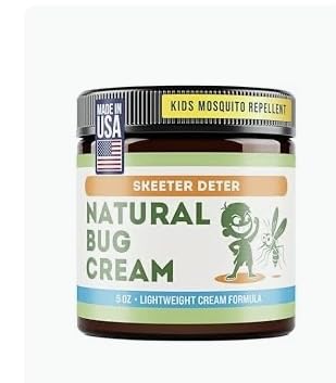 Magnum Solace Natural Bug Cream - No Spray Formula, Made with Plant Essential Oils, Safe for Kids