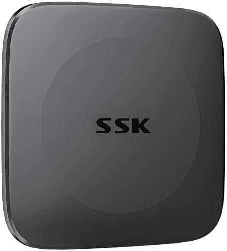 SSK Disco Duro SSD 256 GB, hasta 550 MB/s, USB 3.2 GEN2 SSD Porta...